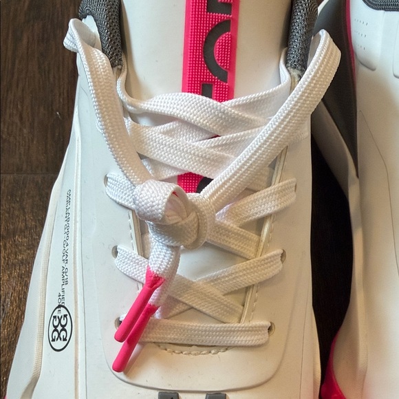 G/FORE White and Pink Athletic Sneakers main image 5